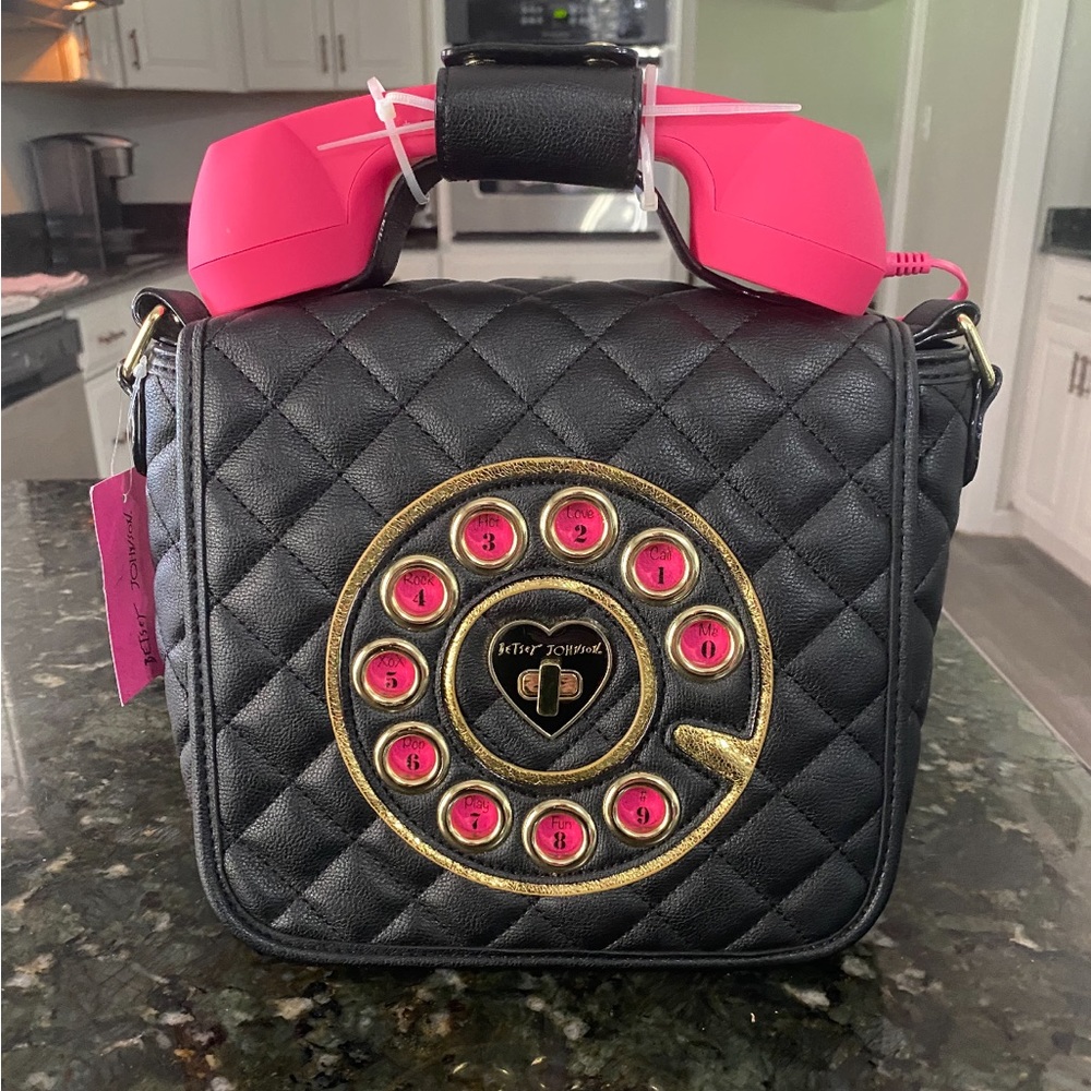 Betsy Johnson Phone Purse- NEW!